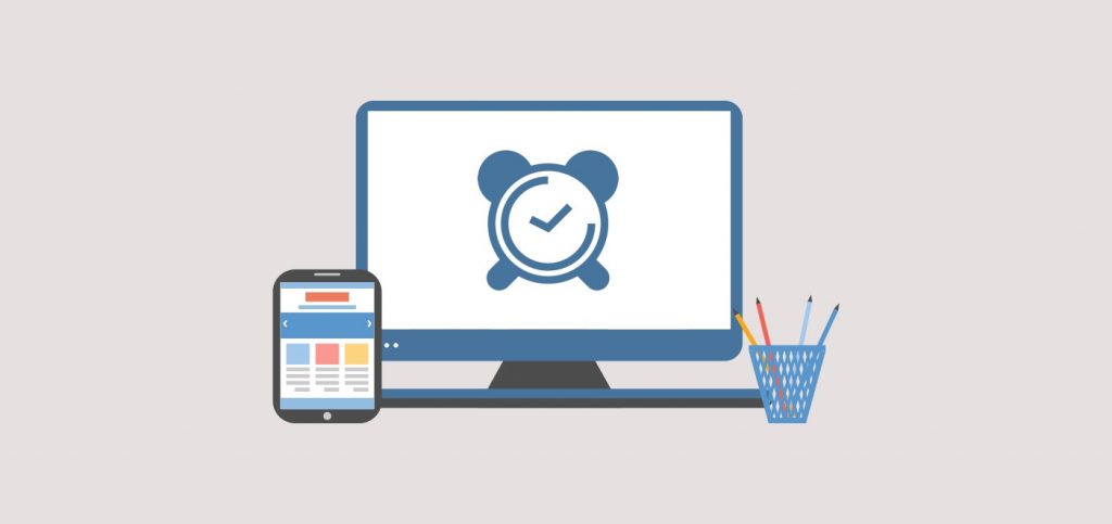 website clock design