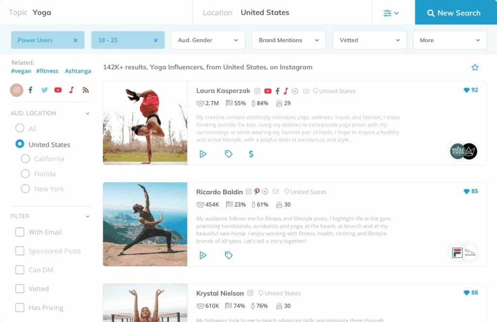 klear seo tool for influencer outreach campaigns