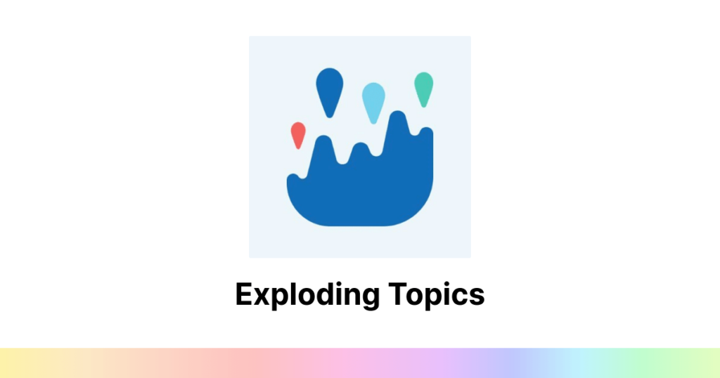 Exploding topics Logo